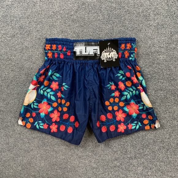 Tuff Sport Shorts Womens S Small Multi Muay Thai Boxing MMA Nightingale Bird - Picture 2 of 11